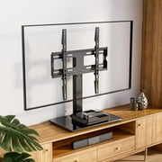 PERLESMITH Universal Swivel TV Stand Mount, Tabletop TV Stand for 32-55" TVs Max 400x400, Holds up to 88lbs