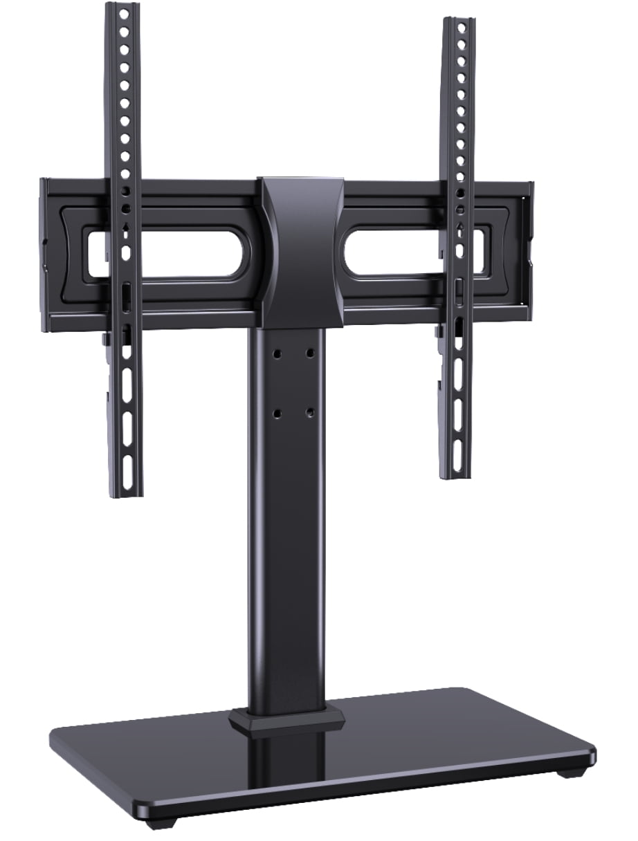 PERLESMITH Universal TV Stand for 32-60", Table Top TV Base Max 400x400 mm, Black