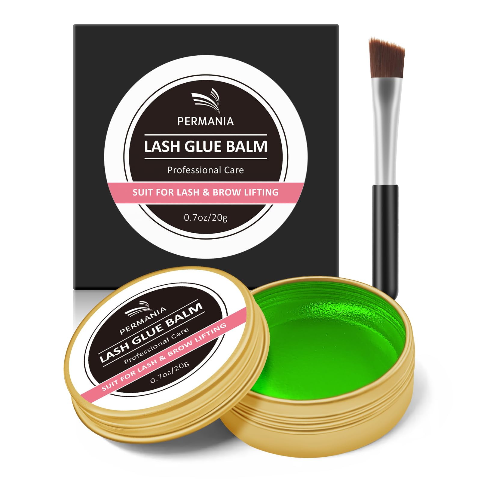 PERMANIA Lash Lift Glue Balm, Lash Lift Adhesive New Brow Lamination