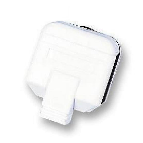 PERMAPLUG - Heavy Duty UK Mains Plug with 13A Fuse, White