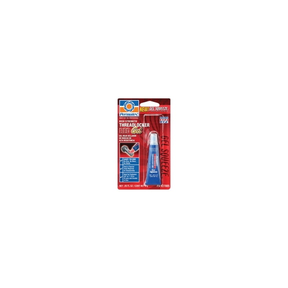 PERMATEX High-Strength Gel Squeeze Threadlocker - Single Pack  Residential Use, Standard Application