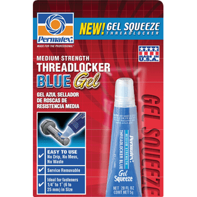 PERMATEX Medium Strength Gel Squeeze Threadlocker - Single Pack Residential Use, Standard Application