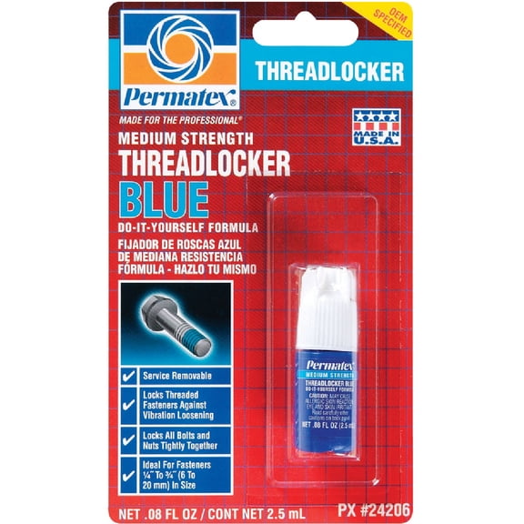 PERMATEX Medium Strength Threadlocker - Pack of 4