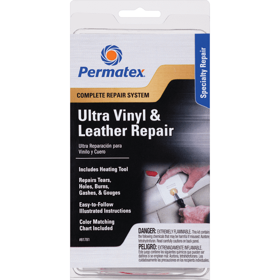 PERMATEX Pro Style Vinyl And Leather Repair Kit - Pack of 2 Residential Use, Standard Application