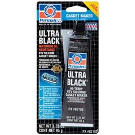 PERMTX-LOCKT 82180 Ultra Black Maximum Oil Resistance RTV Silicone ...