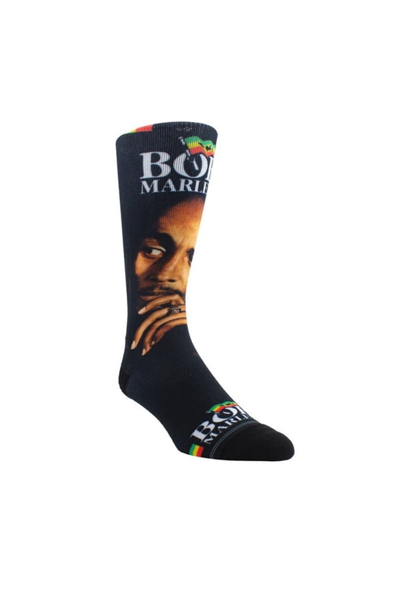 Bob Marley One Love Portrait Crew Socks - RBOC301-001