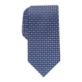 thumbnail image 1 of PERRY ELLIS Mens Blue Geometric Slim Neck Tie, 1 of 3
