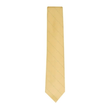 PERRY ELLIS Mens Yellow Geometric Slim Neck Tie