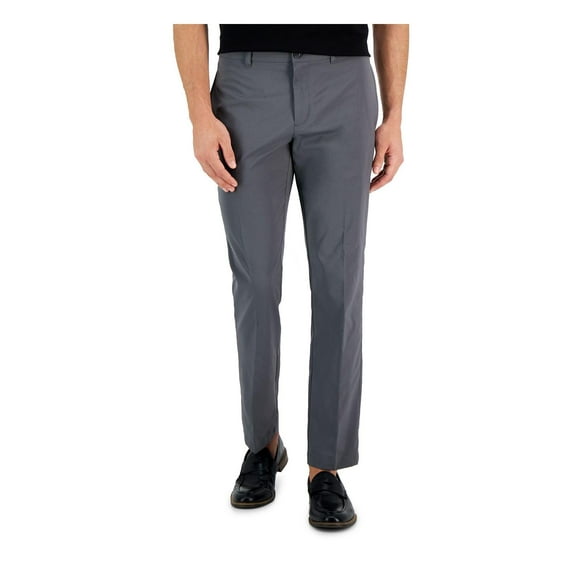 Perry Ellis Portfolio Mens Stretch Slim Fit Trouser Pants
