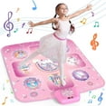 thumbnail image 1 of PERRYHOME Dance Mat - Unicorn Toys for Girls Electronic Dance Pad with 5 Game Modes, Built-In Music, Touch Sensitive Light Up LED Kids Musical Mat, Christmas & Birthday Gift for Toddler Girls 3-12, 1 of 5