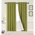 thumbnail image 1 of PERSIAN 2 PANELS SOLID BLACKOUT MATTE (NOT SHINY)  WINDOW CURTAIN DRAPE R64, 1 of 2