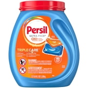 Persil Ultra Pacs Advanced Clean Laundry Detergent, Oxi+Odor Fighter, 60 Count