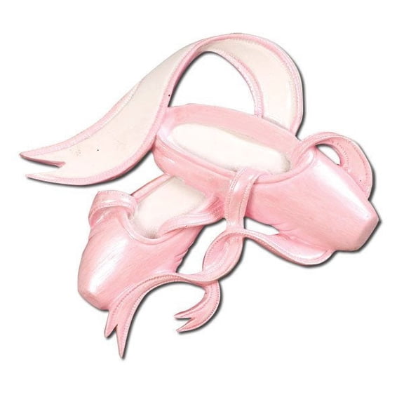 PERSONALIZED CHRISTMAS ORNAMENTS CHILD-PINK BALLET SHOES KIT