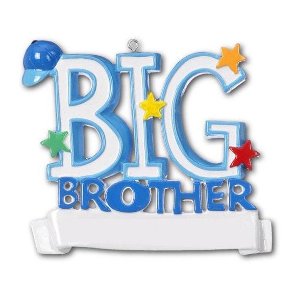 PERSONALIZED CHRISTMAS ORNAMENTS FAMILY GENERAL-BIG BROTHER KIT