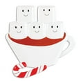 thumbnail image 1 of PERSONALIZED CHRISTMAS ORNAMENTS-HOT CHOCOLATE FAMILY WITH 3 KIDS, 1 of 4