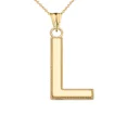 thumbnail image 1 of PERSONALIZED YELLOW GOLD MILGRAIN INITIAL PENDANT NECKLACE, 1 of 1