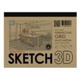 thumbnail image 1 of Perspective Grid Pad. Removable Sheets. Mixed Media Paper. Reinforced Lay Flat Binding. 2 Point. Grey. (8.5" X 11") PAD-2550-TS-H (1 Pad), 1 of 10