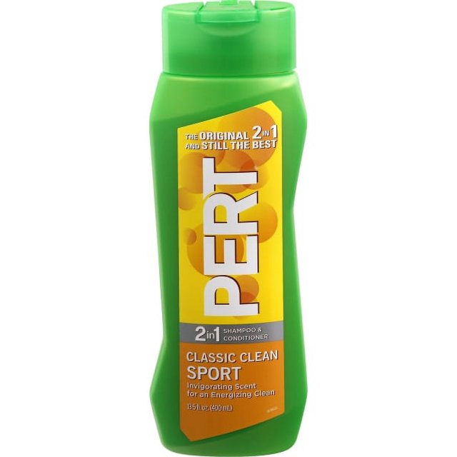 PERT 2 IN 1, Shampoo and Conditioner Classic Clean Sport, 13.5 oz