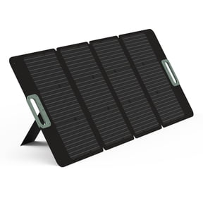 PERUN by Yard Force DS-100W Portable Solar Panel, 100W Foldable Monocrystalline Solar Charger for Power Stations, 23% Efficiency, USB-C & USB-A Direct Charging, MC4/DC5521/Anderson Connectors, Waterp