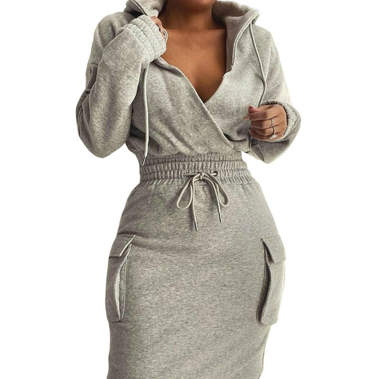 Sweatshirt and cheap skirt set