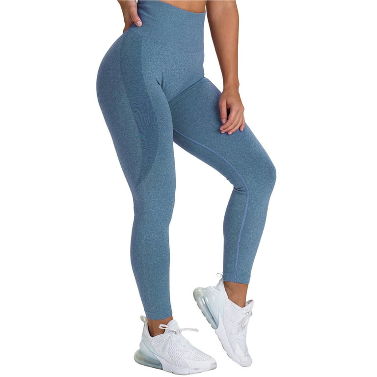 PERZOE Yoga Pants Women Yoga Seamless Pants Solid Color High Waist Stretch  Hip Lift Skinny Sexy Slim Fit Gym Fitness Leggings Activewear Pants for