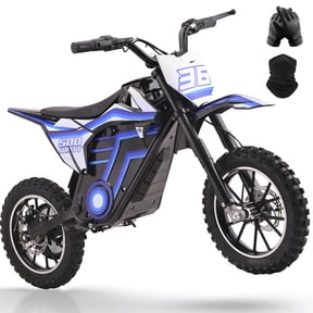 PESCROA Electric Dirt Bike with 15.5MPH Max Speed, E Dirt Bike with 165LBS Max Weight, Electric Bike, Electric Dirt Bike with 23.6 Miles Max Range, Electric Dirt Bike with 500W Motor