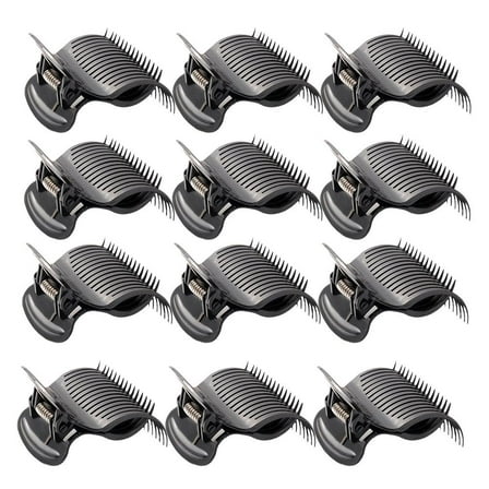 PESSLOK 12pcs Hair Clips for Rollers Hot Roller Clips Hair Curler Claw Clips Salon