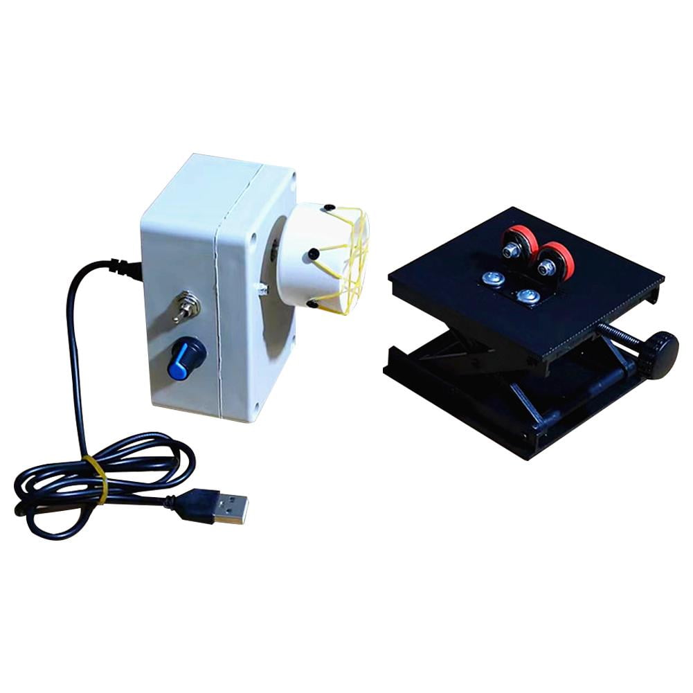 Electric Fishing Rod Winding Machine - Portable DIY Rod Builder Tool With Foot Switch, 0-66RPM, AC 100-240V