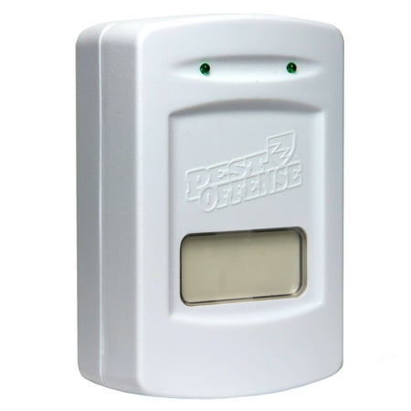 PEST OFFENSE Electronic Pest Repeller, Indoor Pest Control, Effective for Roaches & Mice, 1 per Level of the Home, 1 Ct