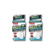 PEST OFFENSE - Original Ultrasonic Rodent Insect Traps Repeller Set (Pousa-fl-01) - White 2 Pack