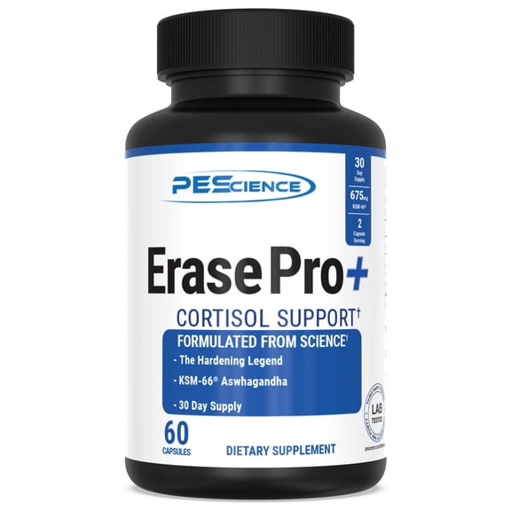 Erase Pro+ Cortisol Support Stress Hormone Balance & Muscle Support Supplement