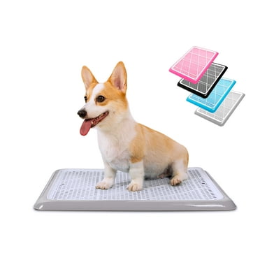 PET AWESOME Dog Potty Tray / Puppy Pee Pad Holder 25”x20” Indoor Wee Training for Small and Medium Dogs