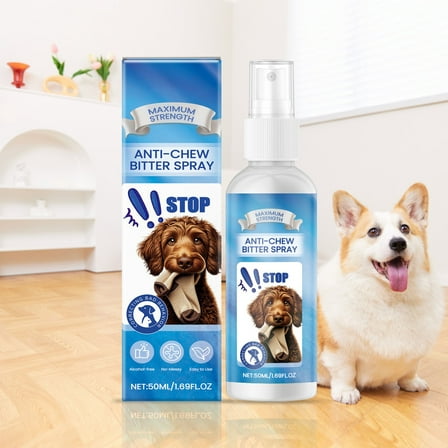 PET Anti-Chewing and Anti-Licking Spray for Dogs, Effective Behavior Correction, Safe and Convenient Furniture Protection, Easy Application for Training and Indoor Use