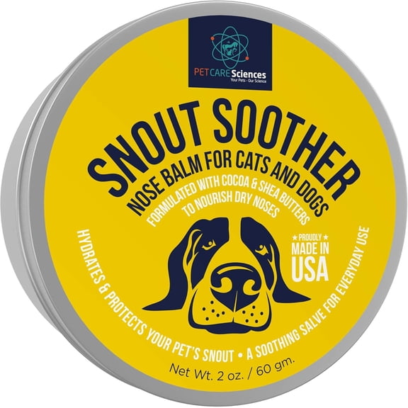 Paw Wax - 2 Oz Tin of Dog Paw Balm for Dry Paws - Paw Soother for Dogs - Paw Pad Moisturizer - Dog Paw Cream - Cat Paw Balm or Snout Soother for Dogs (Snout Soother)