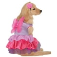 thumbnail image 1 of Purple Pink Pixie Fairy Puppy Princess Dog Pet Costumes Size Medium 15", 1 of 2