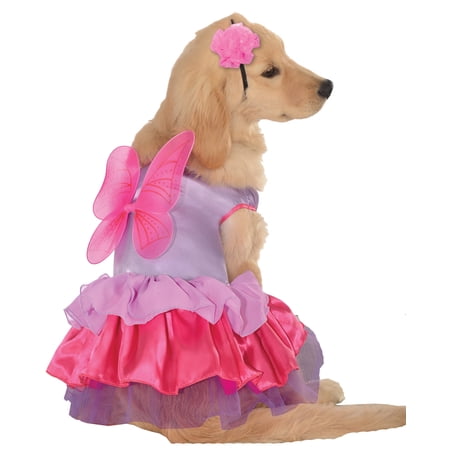 Purple Pink Pixie Fairy Puppy Princess Dog Pet Costumes Size Medium 15"