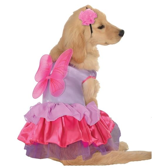 Purple Pink Pixie Fairy Puppy Princess Dog Pet Costumes Size Medium 15"