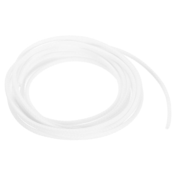 PET Expandable Sleeving 10ft 1/8" White Cable Management Sleeve Cord Organizer for Wrap Protect Cable
