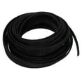 thumbnail image 1 of PET Expandable Sleeving 20ft 1/4" Black Cable Management Sleeve Cord Organizer for Wrap Protect Cable, 1 of 5
