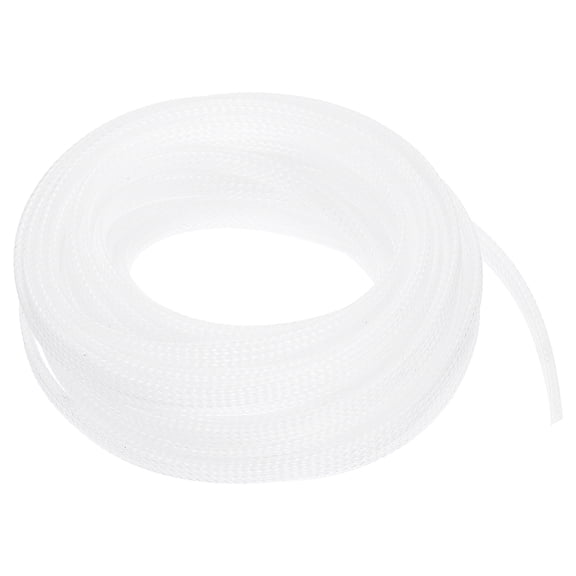 PET Expandable Sleeving 25ft 1/4" Clear Cable Management Sleeve Cord Organizer for Wrap Protect Cable