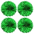 thumbnail image 1 of Uxcell PET Cheerleading Pom Poms with Finger Holes for Team Spirit Fun Dance Stage Events Green, 1 of 6