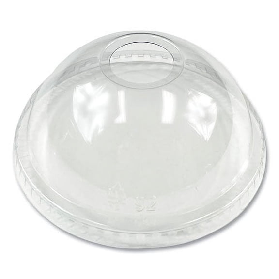 PET Cold Cup Dome Lids, Fits 9 oz Squat/12 oz PET Cups, Clear, 1,000/Carton | Bundle of 2 Cartons