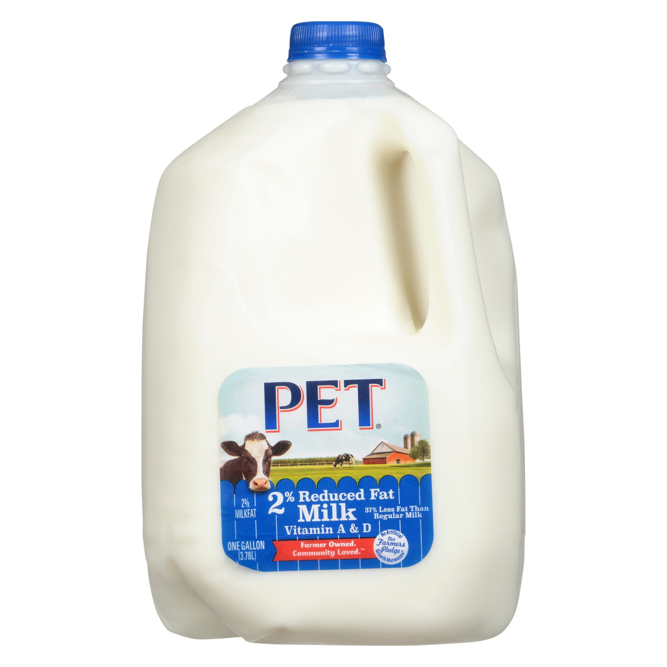 PET Dairy 2% Reduced Fat Milk with Vitamin A and D, Milk Gallon - 1 Jug