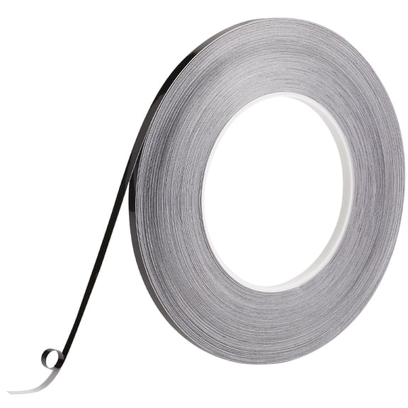 PET Edge Banding Adhesive Veneer Edge Trim for DIY Table Cabinet Furniture Decorative Trim Black 5x0.2mm 50m/roll