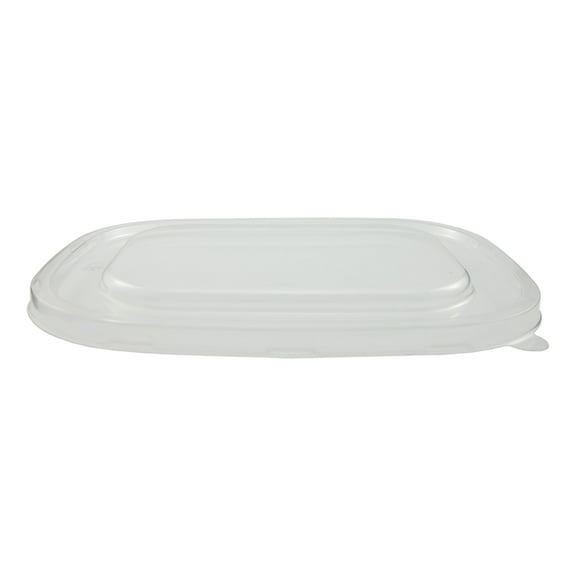 PET Flat Lid for 32/64- Oz. Rectangle Grab Go, 200-Count