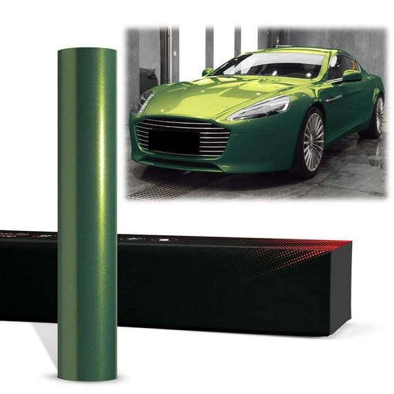 PET Galaxy Dust Gloss Emerald Green Chameleon Metallic Color Shift Color Change Vinyl Wrap Auto Car Sticker Decal Film Sheet Bubble Free Air Release Technology