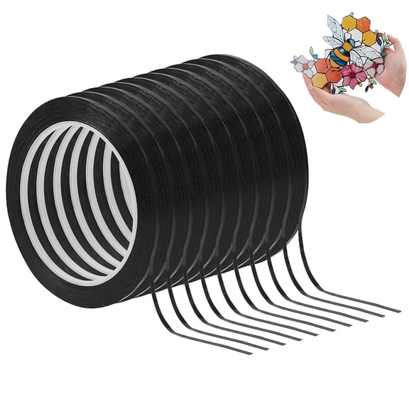 PET High Temperature Positioning Tape Black 3mm DIY