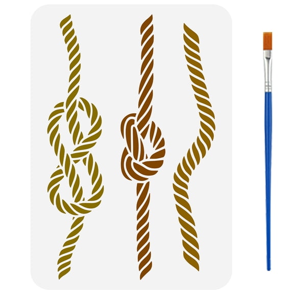PET Hollow Out Drawing Painting Stencils for DIY Scrapbook Photo Album Rope 297x210mm DIY