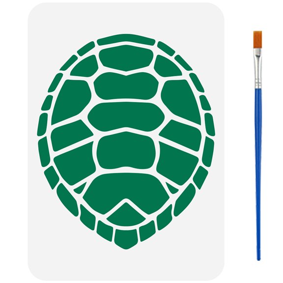 PET Hollow Out Drawing Painting Stencils for DIY Scrapbook Photo Album Turtle Shell 297x210mm DIY