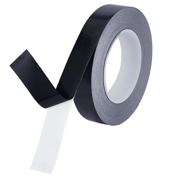 PET LED Light Blocking Sticker Rolls LED Covers Blackout High Temperature Masking Tape for Routers Electronics Black 25x0.1mm for DIY